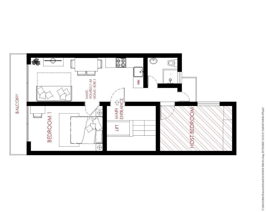 F8 1 Seaview Room, Living And Bathroom Shared , Stjulians San Ġiljan Exterior foto